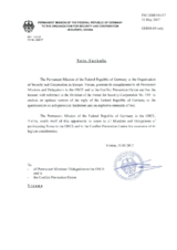 Response by the Delegation of Germany to the Questionnaire on Anti-Personnel Mines and Explosive Remnants of War Response by the Delegation of Germany to the Questionnaire on Anti-Personnel Mines and Explosive Remnants of War