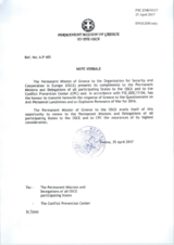 Response by the Delegation of Greece to the Questionnaire on Anti-Personnel Mines and Explosive Remnants of War