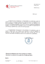 Response by the Delegation of Luxembourg to the Questionnaire on Anti-Personnel Mines and Explosive Remnants of War Response by the Delegation of Luxembourg to the Questionnaire on Anti-Personnel Mines and Explosive Remnants of War