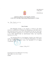 Response by the Delegation of Serbia to the Questionnaire on Anti-Personnel Mines and Explosive Remnants of War