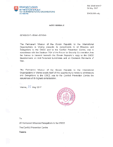 Response by the Delegation of Slovakia to the Questionnaire on Anti-Personnel Mines and Explosive Remnants of War Response by the Delegation of Slovakia to the Questionnaire on Anti-Personnel Mines and Explosive Remnants of War