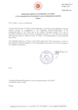 Response by the Delegation of Turkey to the Questionnaire on Anti-Personnel Mines and Explosive Remnants of War Response by the Delegation of Turkey to the Questionnaire on Anti-Personnel Mines and Explosive Remnants of War