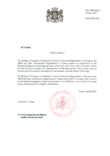 Response by the Delegation of Georgia to the Questionnaire on Participating States’ Policy and/or National Practices and Procedures for the Export of Conventional Arms and Related Technology Response by the Delegation of Georgia to the Questionnaire on Participating States’ Policy and/or National Practices and Procedures for the Export of Conventional Arms and Related Technology