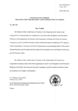 Response by the Delegation of the United States of America to the Questionnaire on Participating States’ Policy and/or National Practices and Procedures for the Export of Conventional Arms and Related Technology Response by the Delegation of the United States of America to the Questionnaire on Participating States’ Policy and/or National Practices and Procedures for the Export of Conventional Arms and Related Technology