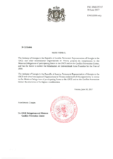 Information Exchange by the Delegation of Georgia on Conventional Arms Transfer Information Exchange by the Delegation of Georgia on Conventional Arms Transfer