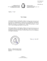 Information Exchange by the Delegation of Malta on Conventional Arms Transfer Information Exchange by the Delegation of Malta on Conventional Arms Transfer