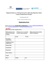 Registration form