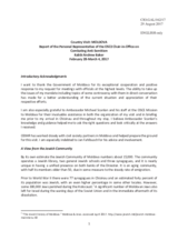 Report of the Personal Representative of the OSCE Chairperson-in-Office on Combating Anti-Semitism, Rabbi Andrew Baker, on the country visit to Moldova, February 28-March 4, 2017