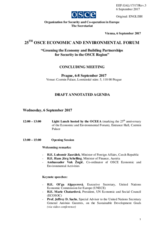 Draft Annotated Agenda