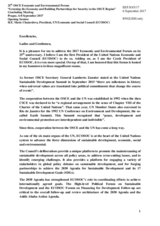 Keynote Speech by H.E. Chatardova, President