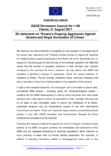 Statement by the Estonian EU Presidency on the Russia’s ongoing aggression against Ukraine and illegal occupation of Crimea