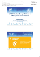 Presentation by Mr. Dukovski, Chairman ,Group of Experts on Energy Efficiency