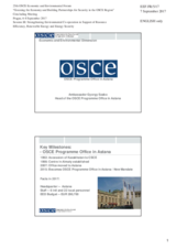 Presentation by Amb. Szabo, Head 