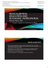 Presentation by Ms. Pisoiu, Senior Researcher