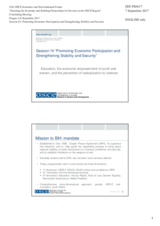 Presentation by Mr. Chuplygin, Deputy Head of Mission