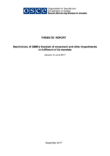 Restrictions of SMM’s freedom of movement and other impediments to fulfilment of its mandate