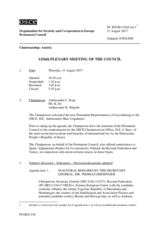 Journal of the 1156th Plenary Meeting of the Permanent Council