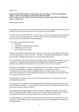 Remarks by Dorothy Rozga, Executive Director, ECPAT International 