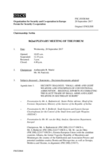 Journal of the 862nd Plenary Meeting of the Forum for Security Co-operation