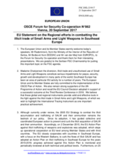 Statement by the Estonian EU Presidency in response to the presentations by Mr. A. Radomirović, by Mr. S. Bošković, and by Mr. M. van der Meij