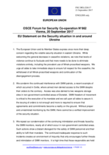 Statement by the Estonian EU Presidency on the situation in and around Ukraine