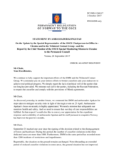 Statement by the Delegation of Norway in response to the update by Ambassador Martin Sajdik, and to the Report by Ambassador Ertugrul Apakan