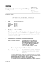 Giornale della 1157a Seduta plenaria del Consiglio permanente