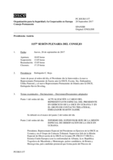 Diario de la 1157ª Sesión plenaria del Consejo Permanente 