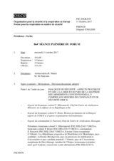Journal de la 864ème séance plénière du Forum