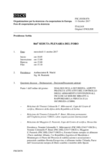 Giornale della 864a Seduta plenaria del Foro di cooperazione per la sicurezza