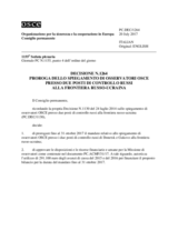 Decisione N.1264 del Consiglio permanente