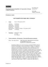 Diario de la 1155ª Sesión plenaria del Consejo Permanente 