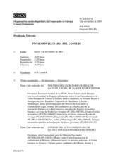 Journal of the 576th Plenary Meeting of the Permanent Council (es)