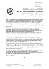 Statement by the Delegation of the United States of America on the Forty-first round of the Geneva International Discussions, held on 10 and 11 October 2017