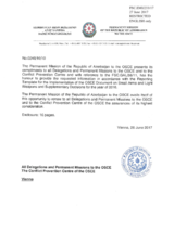 Response by the Delegation of Azerbaijan to the Small Arms and Light Weapons Questionnaire