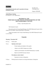 Permanent Council Decision No. 1270