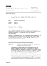 Journal of the 1162nd Plenary Meeting of the Permanent Council