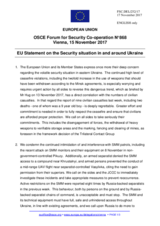 Statement by the Estonian EU Presidency on the situation in and around Ukraine