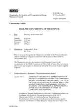 Journal of the 1166th Plenary Meeting of the Permanent Council