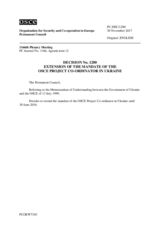 Permanent Council Decision No. 1280