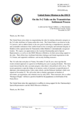 Statement by the Delegation of the United States of America on the “5+2” discussions on the Transdniestrian settlement process, held in Vienna on 27 and 28 November 2017