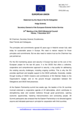 Statement by H.E. Helga Schmid, Secretary General 