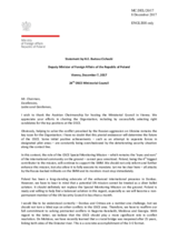 Statement by H.E. Bartosz Cichocki, Deputy Minister of Foreign Affairs