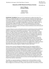 Statement by H.E. Rex Tillerson, Secretary of State