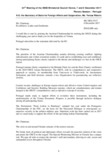 Statement by H.E. Teresa Ribeiro, Secretary of State for Foreign Affairs and Cooperation