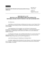 Decision No. 3/17 - Appointment of the Director of the Office for Democratic Institutions and Human Rights