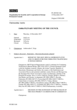 Journal of the 1168th Plenary Meeting of the Permanent Council