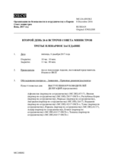 MC(24).JOUR/2 - Second Day of the 24th Meeting of the Ministerial Council