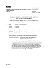 MC(24).JOUR/2 - Second Day of the 24th Meeting of the Ministerial Council