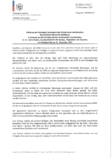 Erklärung der Ständigen Vertreterin des Fürstentums Liechtenstein, Botschafterin Maria-Pia Kothbauer, in Antwort auf die Antrittsrede der Amtierended Vorsitzenden, I.E. Dr. Karin Kneissl